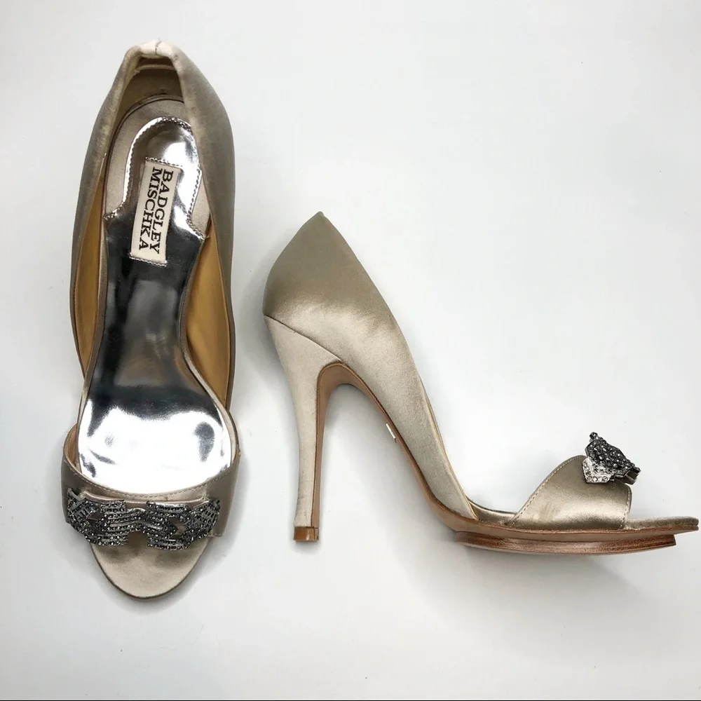Badgley Mishka | Open Toe Heels